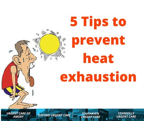 tips to prevent heat exhaustion